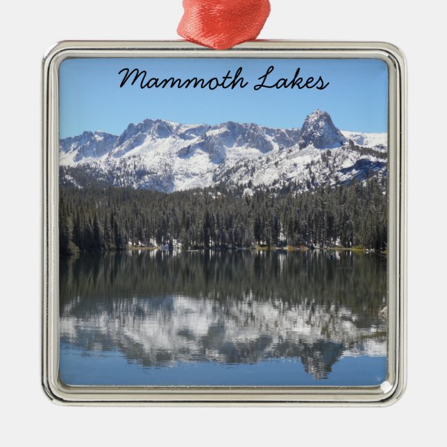 Mammoth Lakes, CA Metal Tree Decoration (Front)