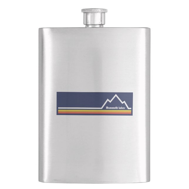 Mammoth Lakes, California Hip Flask (Front)