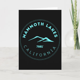 Mammoth Lakes California Mountain Town - Elevated Card