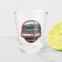 Mammoth Lakes California Travel Art Emblem