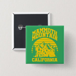 Mammoth Mountain,California 15 Cm Square Badge
