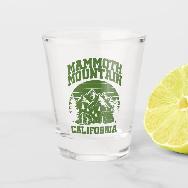 Mammoth Mountain,California Shot Glass (Front)