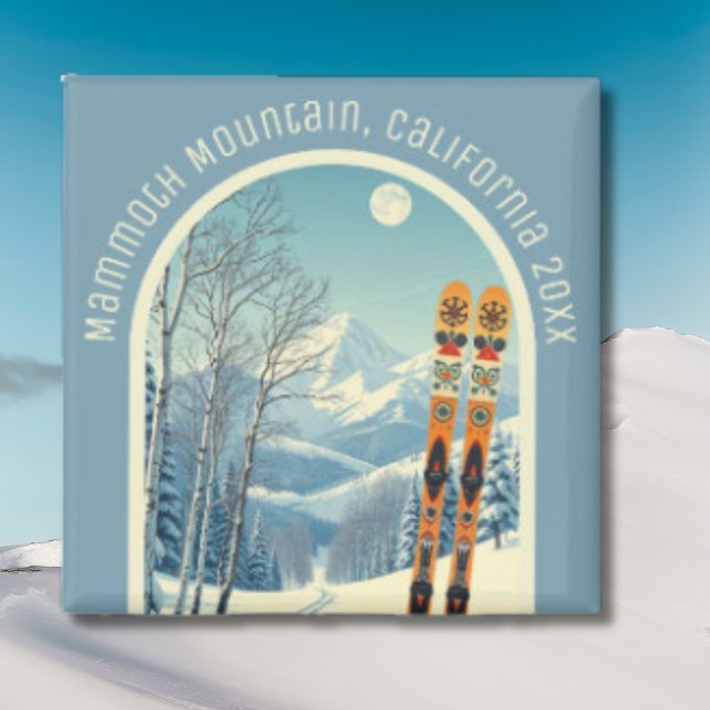 Mammoth Mountain California ski area souvenir  Magnet (Creator Uploaded)
