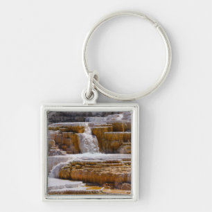Mammoth Springs Falls Key Ring