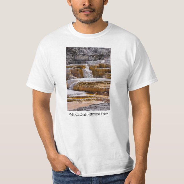 Mammoth Springs Falls T-Shirt (Front)