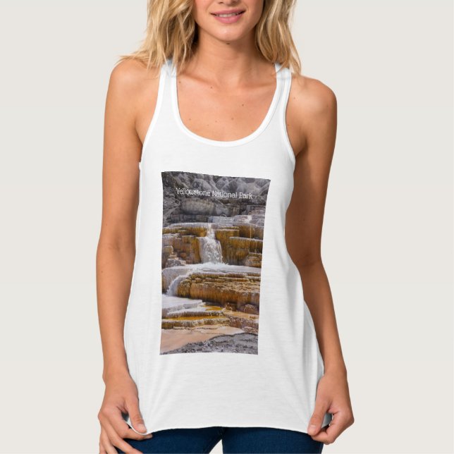 Mammoth Springs Falls Tank Top (Front)