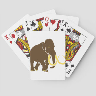 mammut mammoth ice age eiszeit steinzeit elephant playing cards