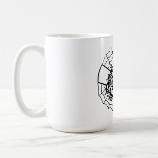 Man and Devil Handshake With Barbed Wire Retro Coffee Mug