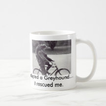 Man and greyhound on bicycle in England,