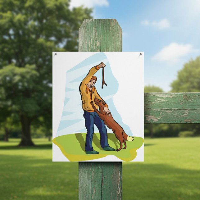 Man And His Dog Poster (Creator Uploaded)