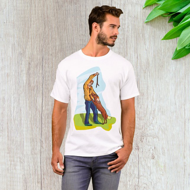 Man And His Dog T-Shirt (Creator Uploaded)