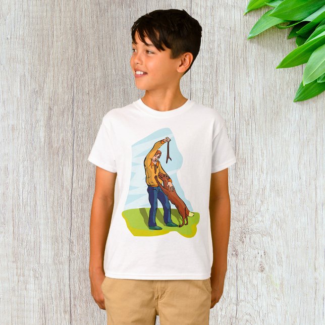 Man And His Dog T-Shirt (Creator Uploaded)