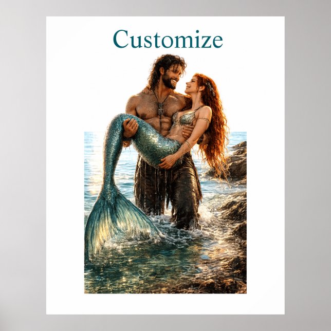 Man and Mermaid Thunder_Cove Poster (Front)