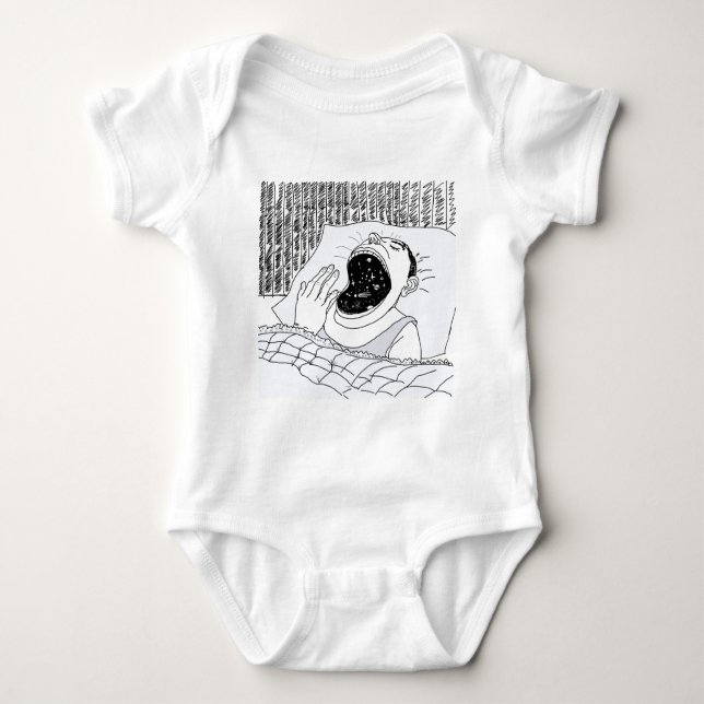 MAN AND THE COSMOS BABY BODYSUIT (Front)