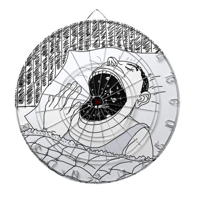 MAN AND THE COSMOS DARTBOARD (Front)