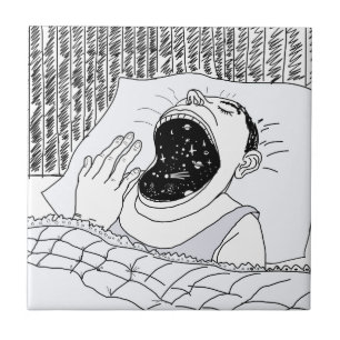 MAN AND THE COSMOS TILE