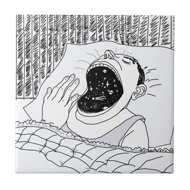 MAN AND THE COSMOS TILE (Front)