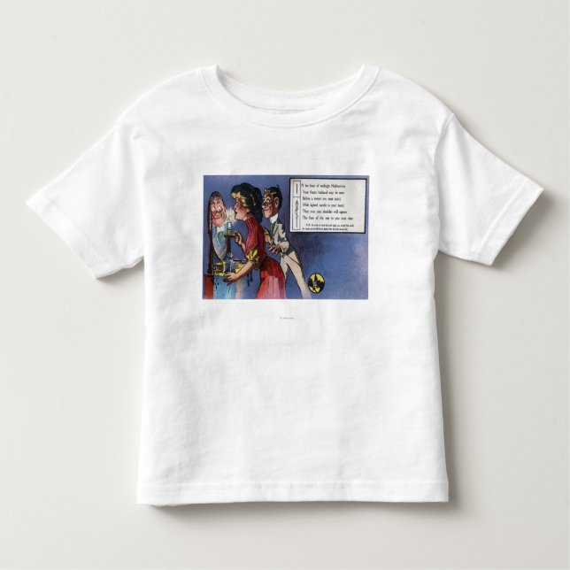 Man and Woman Couple in Candlelight Toddler T-Shirt (Front)