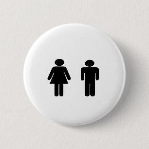 Man and Woman Items 6 Cm Round Badge