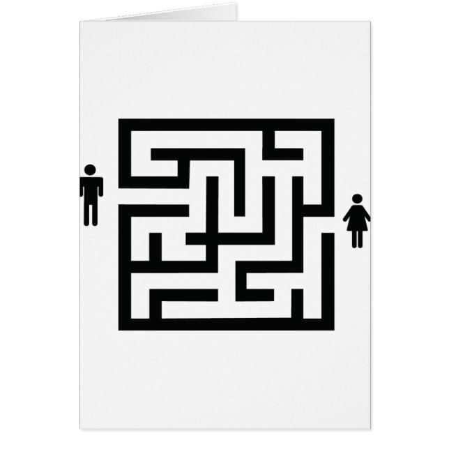 man and woman labyrinth icon (Front)