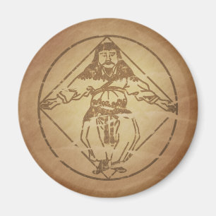 Man as Universe Chinese Magic Charms Magnet