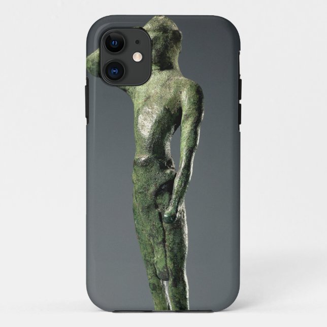 Man at prayer, Archaic Greek bronze sculpture some Case-Mate iPhone Case (Back)
