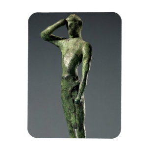 Man at prayer, Archaic Greek bronze sculpture some Magnet
