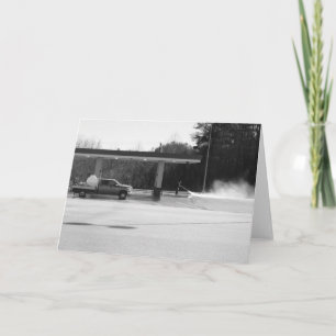 Man At Work / Noir Card