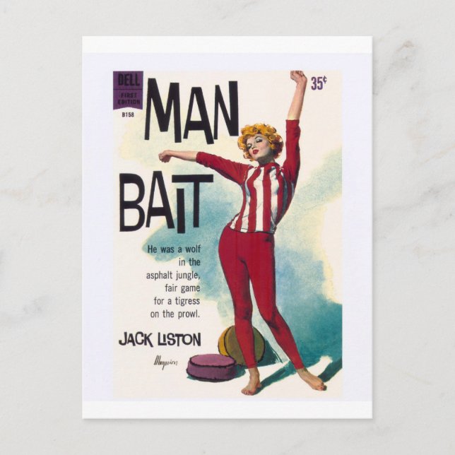 Man Bait! Postcard (Front)