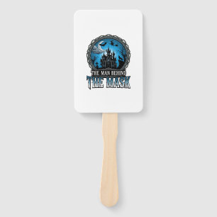 Man Behind Mask Halloween Haunted House Witch_1 Hand Fan