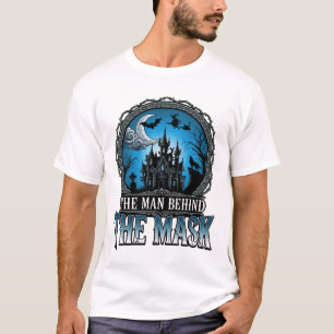 Man Behind Mask Halloween Haunted House Witch_1 T-Shirt