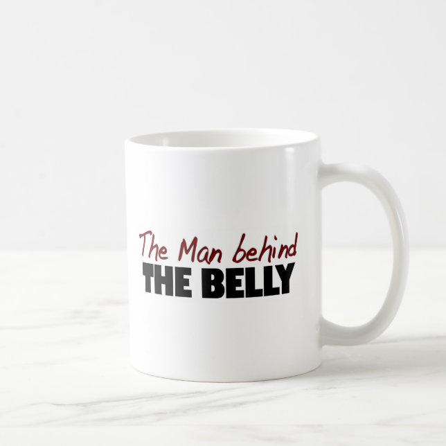 Man Behind The Belly Coffee Mug (Right)