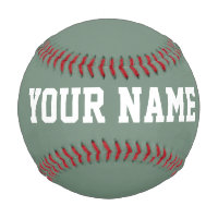 Man Birthday gift idea custom name text sage green