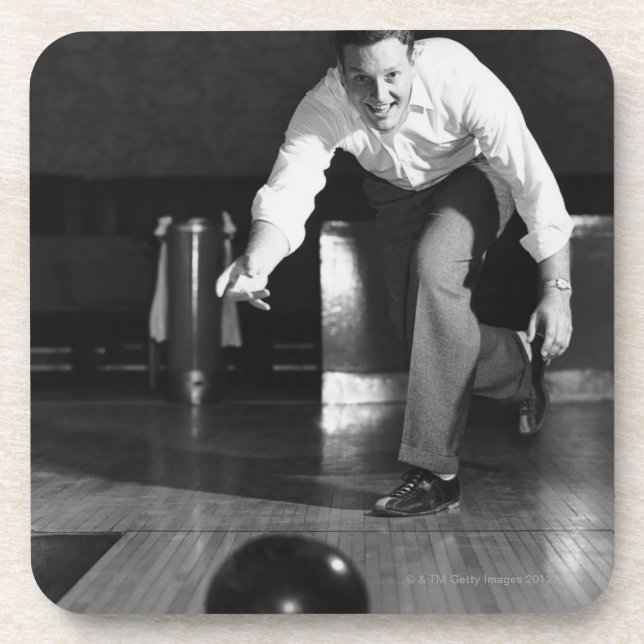 Man Bowling Coaster (Front)