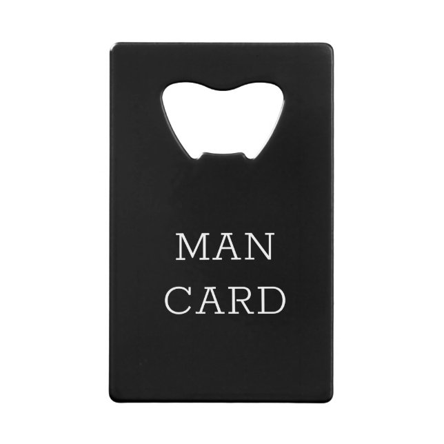 Man Card Personalised with Name (Front)