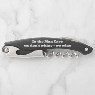 Man Cave Black Corkscrew