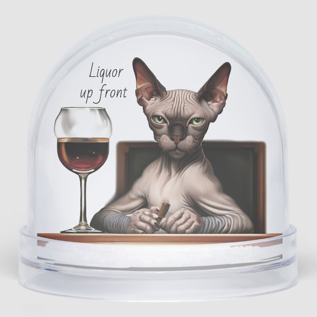 Man Cave Novelty Snowglobe (Front)