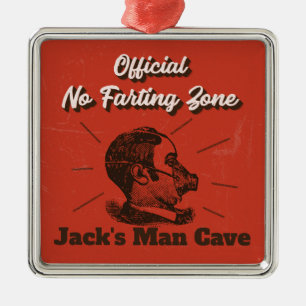 Man Cave Ornament - No Farting Zone!