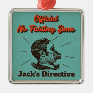 Man Cave Ornament - No Farting Zone!