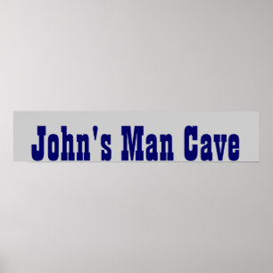 Man Cave Poster