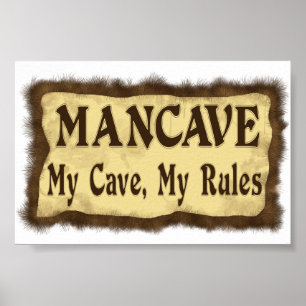 Man Cave Poster