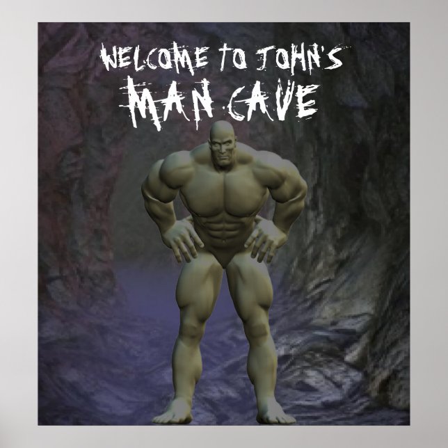 Man Cave Poster (Front)