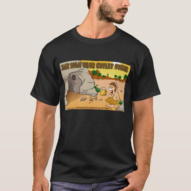 Man Cave Shirt Toon (Front)