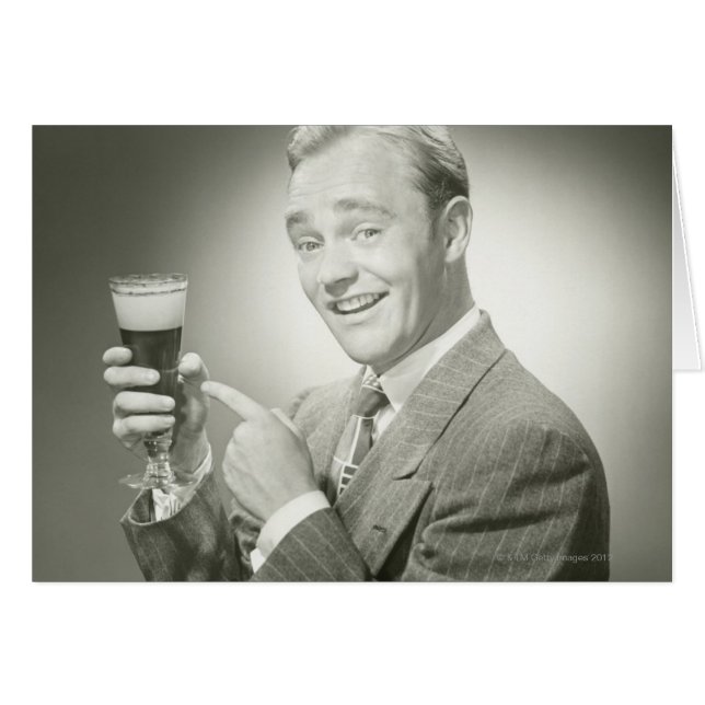 Man Drinking (Front Horizontal)