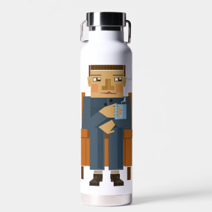Man drinking coffee Bottle