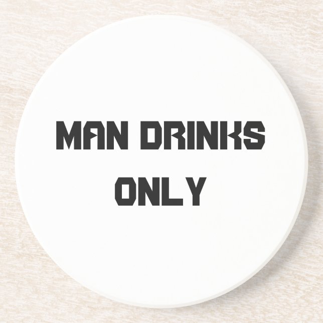 Man drinks only coaster (Front)