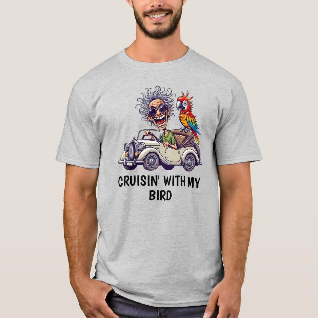 Man Driving T-Shirt (Front)