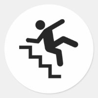 Man Falling Down the Stairs