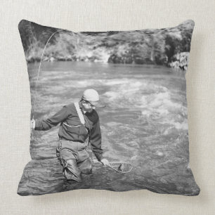 Man Fishing Cushion