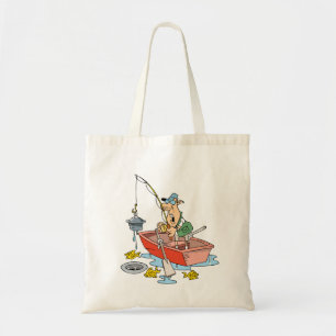 Man Fishing Tote Bag